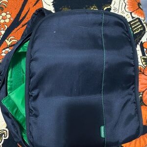 Small camera book bag with removable compartments